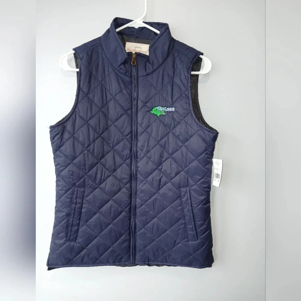 Florida Gators Quilted Vest Womens Medium NWT Tailgating Sports Outdoors